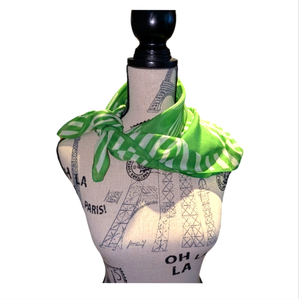 NWT Vintage Silk Scarf - 26" X 26"